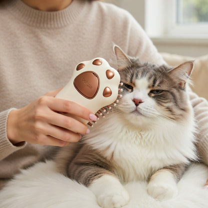 Pet Grooming Steam Brush for Gentle Coat Care